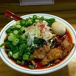 辛つけ麺専門　カラツケ グレ - 20150304もえそば（並）大辛×10＋半玉・ネギトッピング～　^^