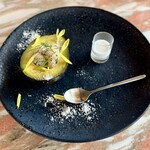 Prés de L'AS - ◉アボカドと甘エビのマリネ ココナッツソース