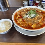麺屋 愛心 - 料理写真:麻婆麺+ライスセット小1078円