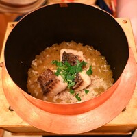 日本料理 つむぐ - 飯物　鯛と蕗の炊込みご飯　