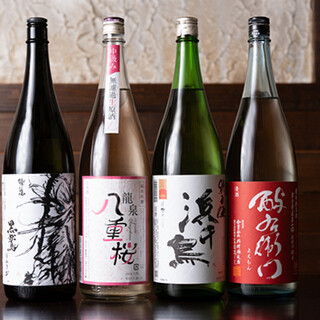 日本酒好きさんにも初心者さんにも◎約40種類もの豊富な日本酒