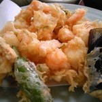 光村 - 掻き揚げ定食（アップ）