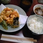 光村 - 掻き揚げ定食