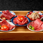 厳選肉刺し五種盛り合わせ