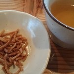 斜坑 - そば茶と揚げ蕎麦