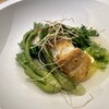 クチーナ サルヴェ - 鳥取県境漁港産 キツネメバル 蕗の薹 タラの芽 葉玉ねぎのフリット アクアパッツァ