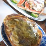 魚山亭 - 魚山亭　カニの甲羅焼き