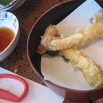 魚山亭 - 魚山亭　カニの天ぷら