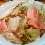 Okonomiyaki Baabii - 「白菜ベーコン」シャキシャキ白菜にベーコンがまた合う～♪