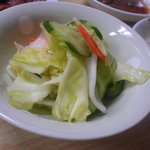 炭火焼肉海老洲 - 焼酎で漬けたサワーサラダ