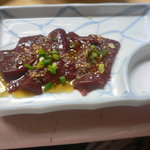 炭火焼肉海老洲 - レバ刺し
