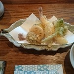 斜坑 - 天ぷら盛合せ