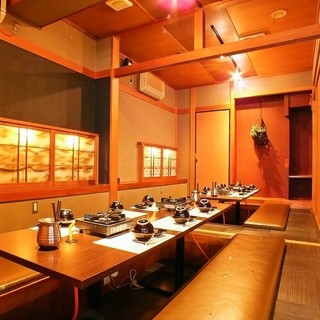 We can accommodate 6 to 34 people in a private tatami room♪