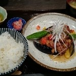 与楽 - 若鶏の唐揚げネギソース