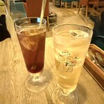 神楽坂 ココチーノ - ノンアルカシスウーロンと神楽坂ハイボール