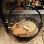 囲炉裏とおでん 大橋 - 浅利おでん
