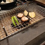 囲炉裏とおでん 大橋 - 野菜盛り3種