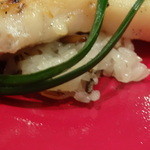 トロワフレーシュ - アラの下のワイルドライスのリゾット