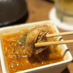 餃子 RENBOW - お通し　鶏肉