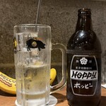 餃子 RENBOW - ホッピー　なか　350円