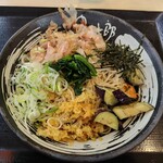 ゆで太郎 - 料理写真:冷やし薬味そば 740円