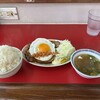 タイガー飯店 - チャーシューエッグ定食（ご飯大盛り）　1,200円