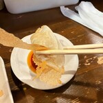 チカ酒場のり - 羽根付き一口餃子