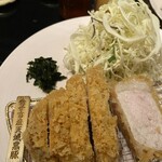 Katsuプリポー - この厚み！そして、この海苔も美味しい