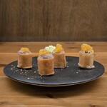 来夢来人 - 料理写真:レバーパテの春巻き