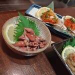 肉ト魚ノ京町個室 今昔物語 - ホタルイカ酢味噌