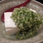 魚貝三昧 彬 - 薬味豆腐