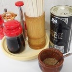 山の田ラーメン - 調味料