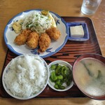 せいちゃん食堂 - 広島産 カキフライ定食 1,000円 ♪