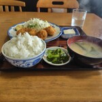 せいちゃん食堂 - 広島産 カキフライ定食 1,000円 ♪