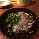 Gyo-Bar - 真鯛のカルパッチョ…サラダ仕立て 790円