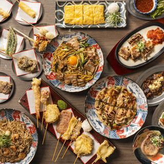 2時間飲み放題付きコースは4,500円〜ご用意しております。