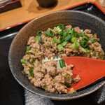 手打ち蕎麦と酒肴 いちだい - 鴨は粗挽き