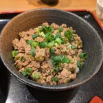 手打ち蕎麦と酒肴 いちだい - 「ミニかもそぼろ丼」