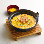釜揚げしらすの玉子雑炊朝食