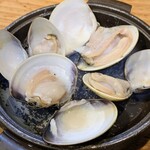 淳ちゃん寿司 - 地ハマグリ酒蒸し