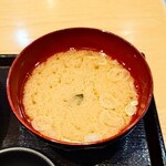  寿司酒場 すし屋の秀ヨシ - やっぱり"味噌汁"が嬉しい。