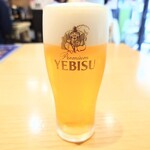  寿司酒場 すし屋の秀ヨシ - ■ ハッピーアワー ヱビス 生ビール 小、350円