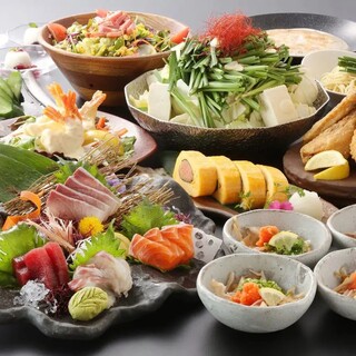 広島食材と博多名物が楽しめるコース
