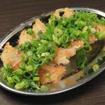 ねぎ塩餃子／高菜明太マヨ餃子