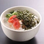 めんたい茶漬け／梅茶漬け