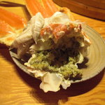 まる屋 - かに味噌たっぷり。