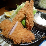 かつくら - 海老カツとヒレカツ膳