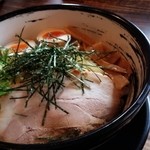 髭 - 海老塩つけ麺　820円