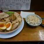 みずさわ屋 - 柔らかバラ肉そばランチセット【1,350円】（2015/3/4）