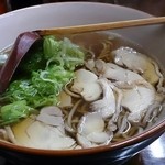 Motsuyaki Kushi Yamagata Nikudonya Senta - 肉そば(温)